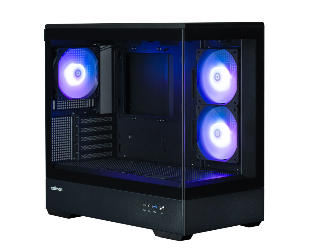 Кутия Zalman mATX - P30 Black - aRGB 3
