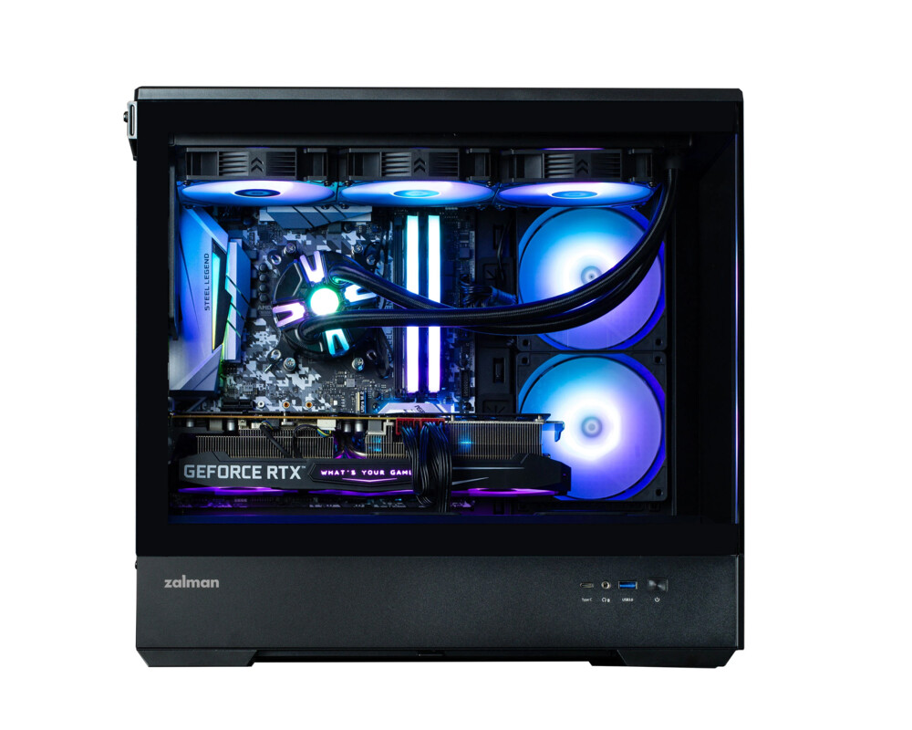 Кутия Zalman mATX - P30 Black - aRGB 9