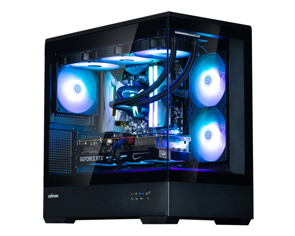 Кутия Zalman mATX - P30 Black - aRGB 11