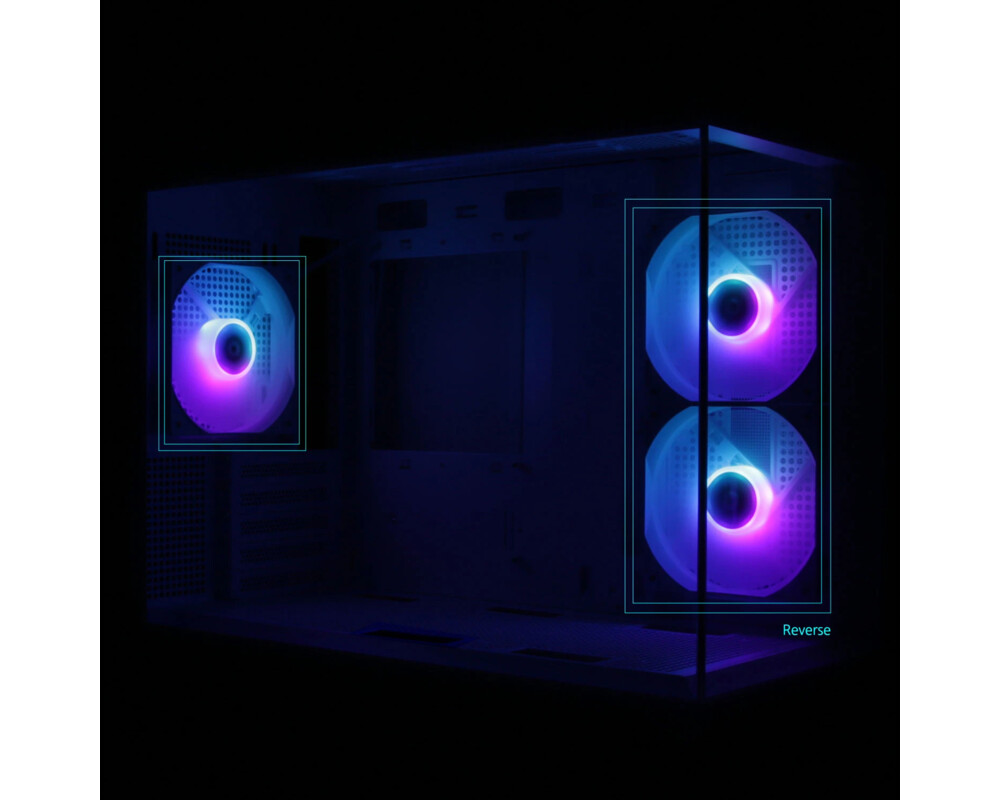 Кутия Zalman mATX - P30 Black - aRGB 17