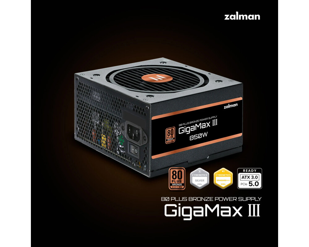 Захранване Zalman GigaMax III ATX 3.0 850W 80+ Bronze 7