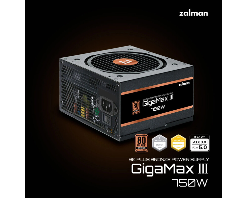 Захранване Zalman GigaMax III ATX 3.0 750W  80+ Bronze 5