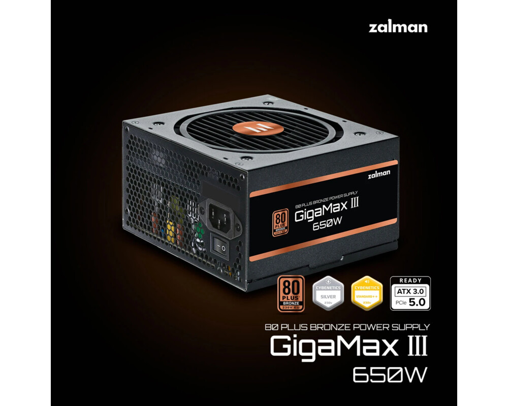 Захранване Zalman GigaMax III ATX 3.0 650W 80+ Bronze 5