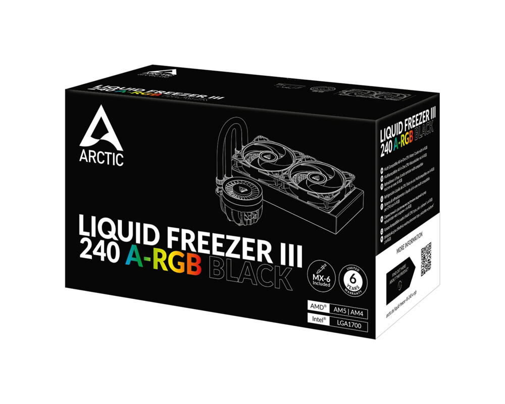 Охладител за процесор Arctic Liquid Freezer III 240 A-RGB Blac... 16