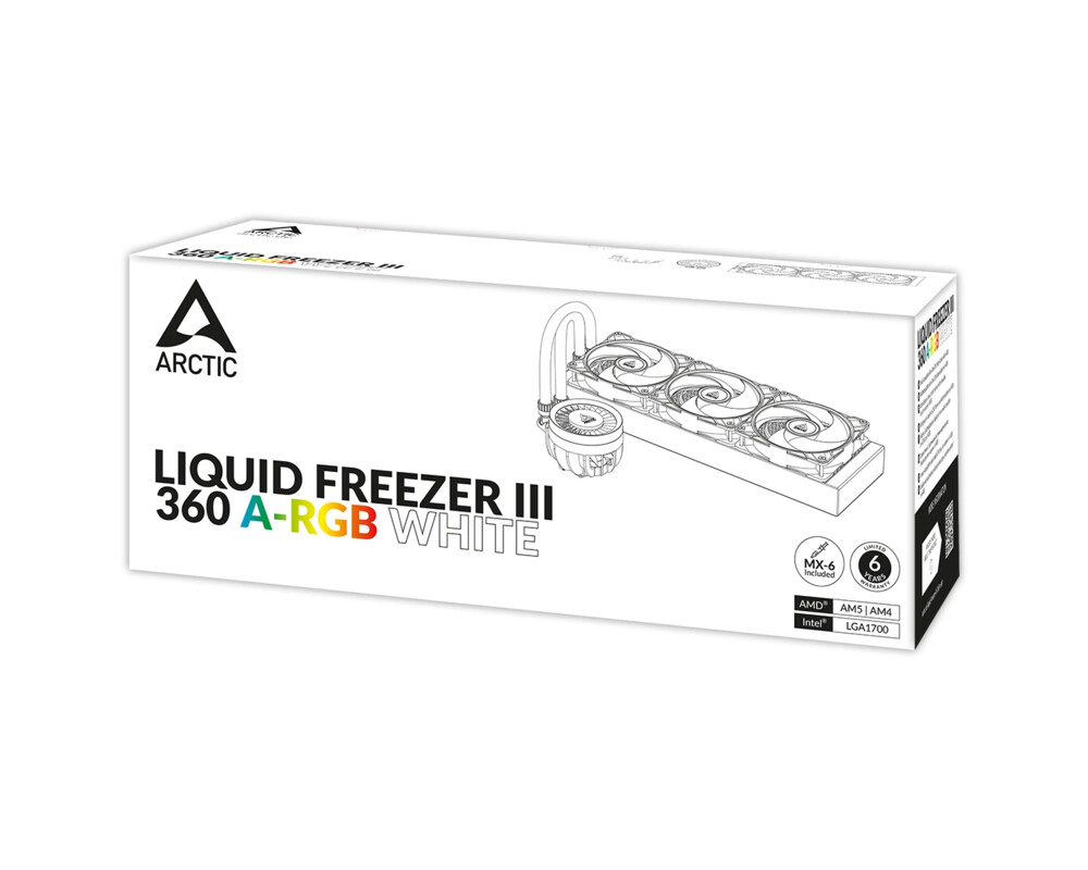 Охладител за процесор Arctic Liquid Freezer III 360 A-RGB Whit... 16
