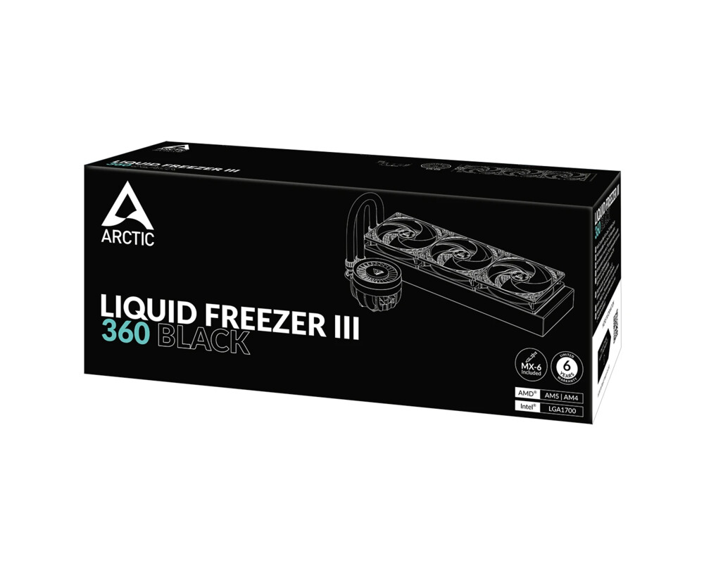 Охладител за процесор Arctic Liquid Freezer III 360 Black 6