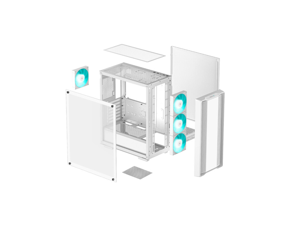 Кутия DeepCool ATX - CC560 WH v2 11
