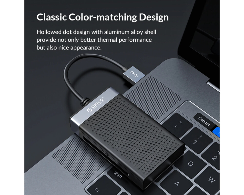 Четец за карти Orico Card Reader USB Type C - CL4T-C3-B... 10