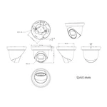 Цифрова IP камера Longse IP Camera Dome - CMSDGC200 - 2MP 12