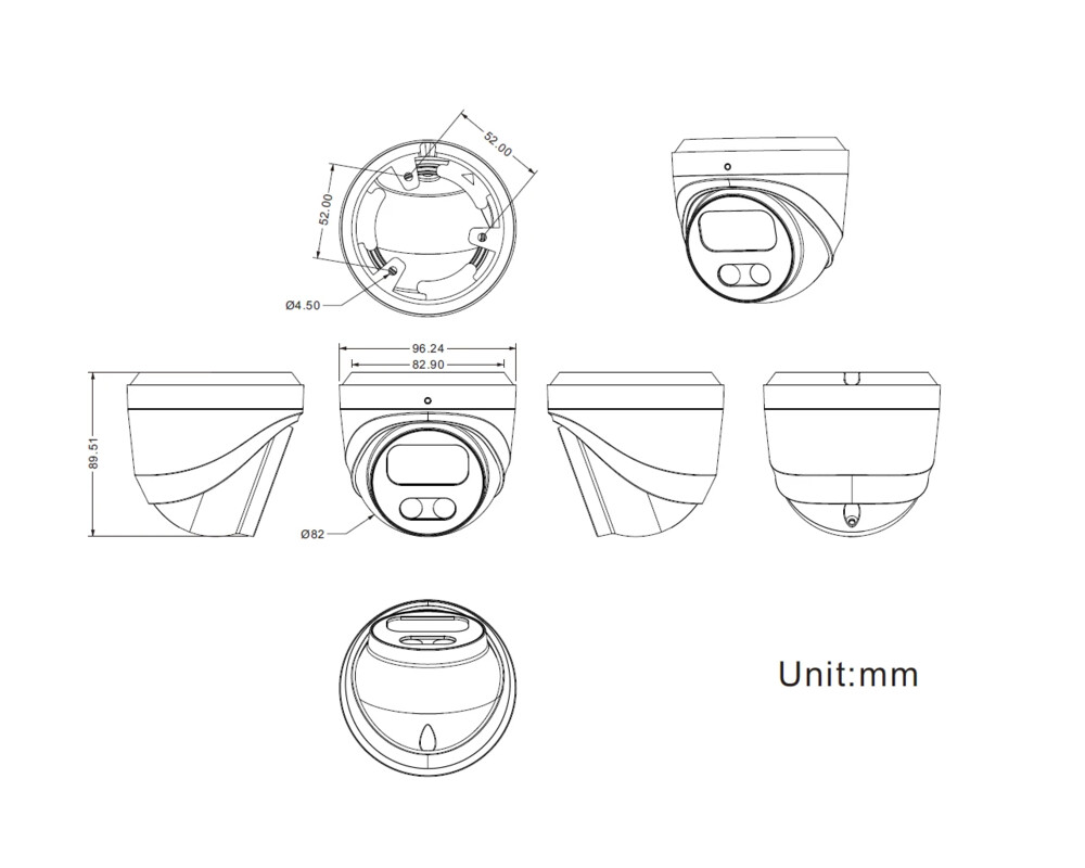 Цифрова IP камера Longse IP Camera Dome - CMSBFG400 - 4MP 11