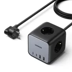 <span>Разклонител</span> Ugreen Power Strip DigiNest Cube 65W - 3 x Schuko <span class='catalog-num-in-name'>UGREEN-60113</span> - 