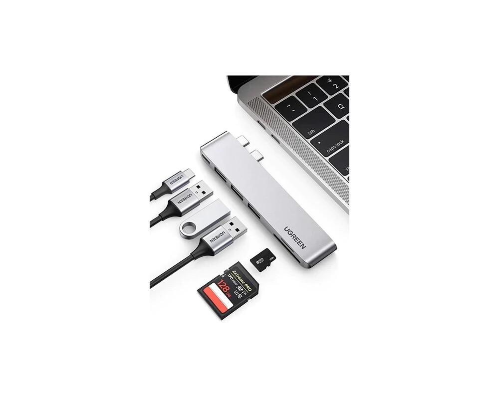 USB хъб Ugreen HUB for Apple Macbook Pro/Air USB3.1 Type-C x 2 - USB3.0 x 2 3