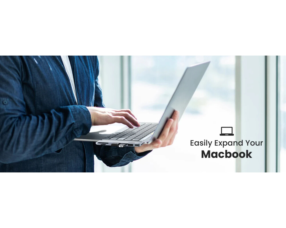 USB хъб Ugreen HUB for Apple Macbook Pro/Air USB3.1 Type-C x 2 - USB3.0 x 2 12