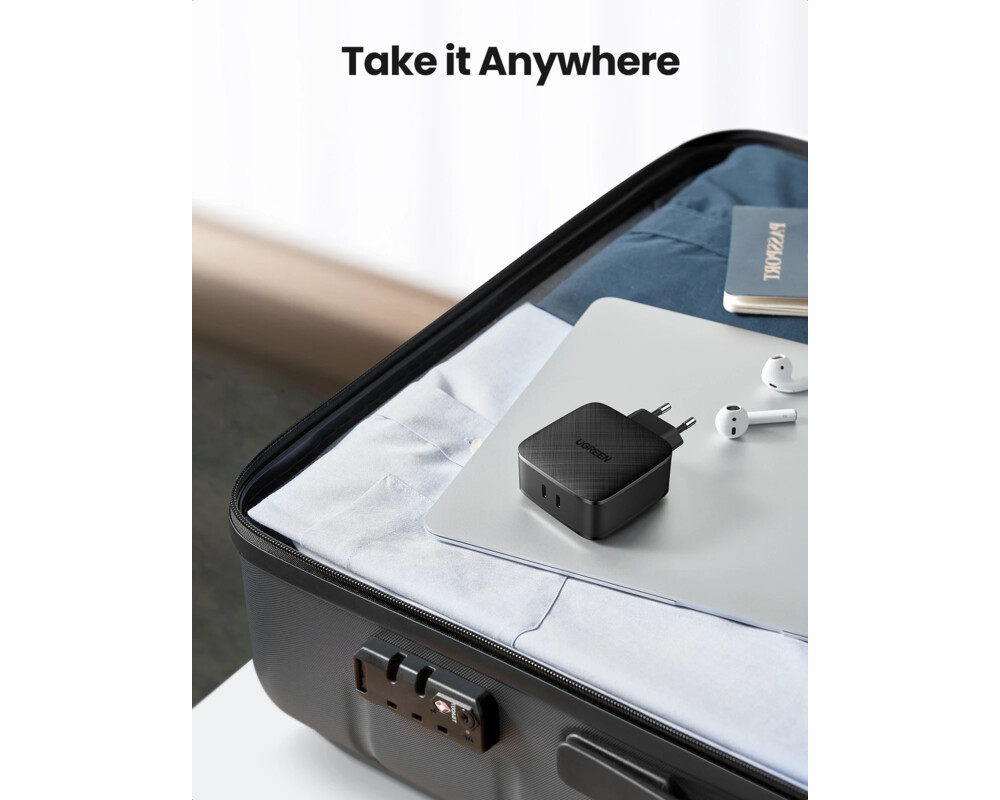 Зарядно Ugreen универсално за стена Charger Wall 65W GaN CD216 8