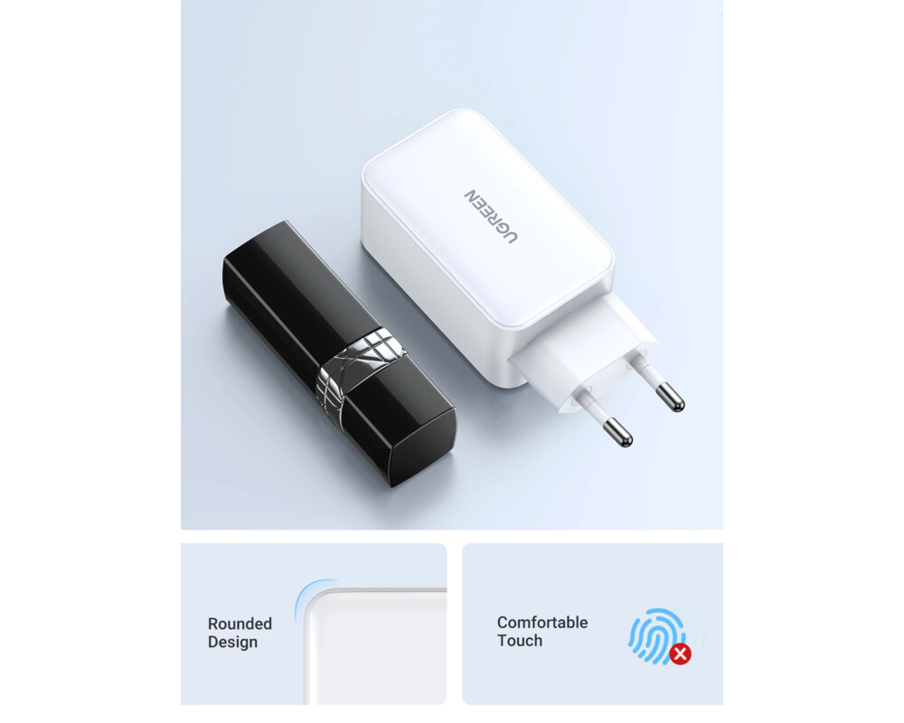 Зарядно Ugreen универсално за стена Charger Wall 65W GaN CD244 9
