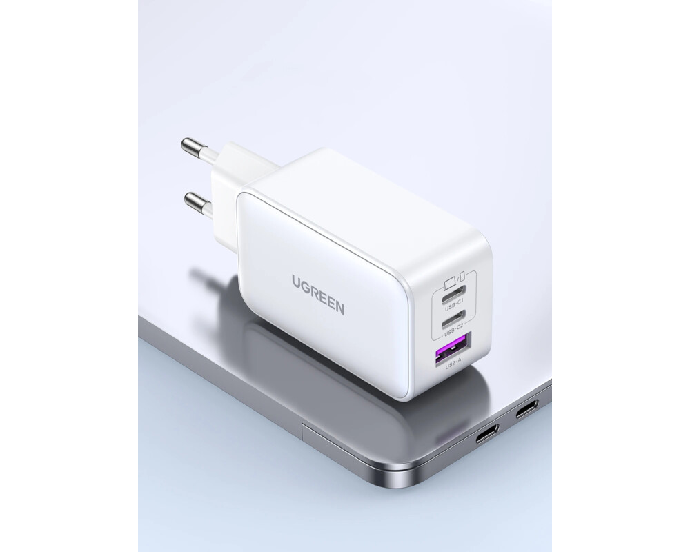 Зарядно Ugreen универсално за стена Charger Wall 65W GaN CD244 3
