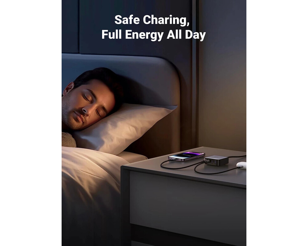 Зарядно Ugreen универсално за стена Charger Wall 65W GaN Nexode CD327 5