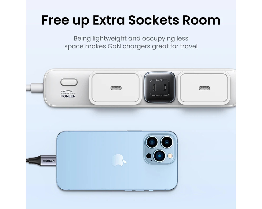 Зарядно Ugreen универсално за стена Charger Wall... 5