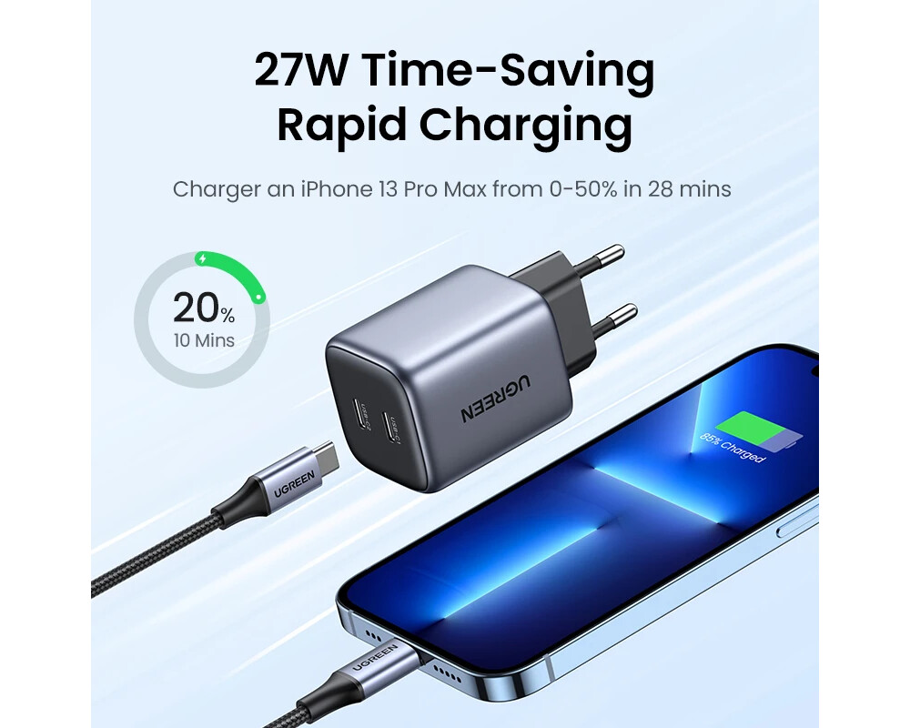 Зарядно Ugreen универсално за стена Charger Wall... 4