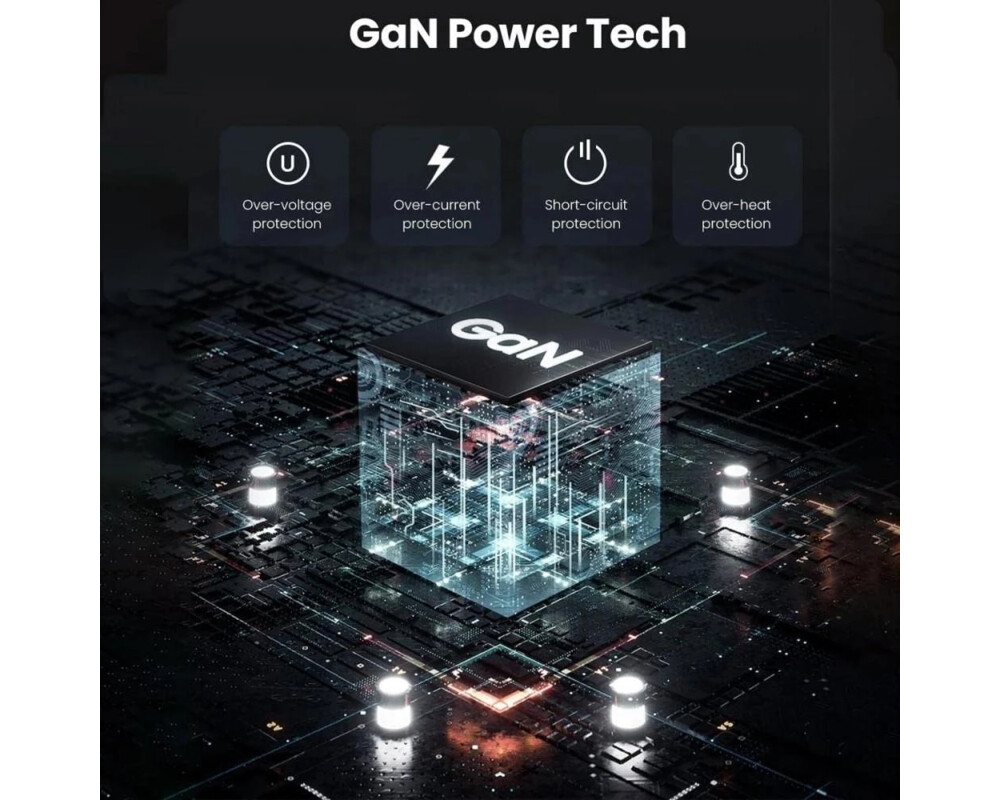 Зарядно Ugreen универсално за стена Charger Wall 100W GaN Nexode CD226 9