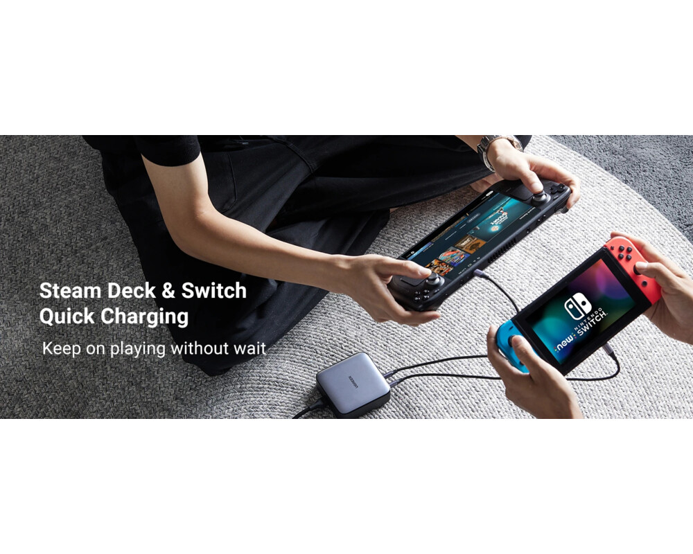 Зарядно Ugreen универсално за стена Charger Wall 100W GaN Nexode CD328 18