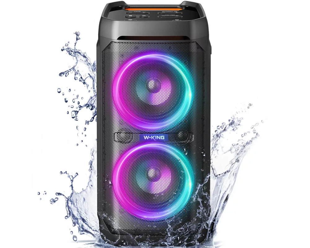 Тонколони W-King Блутут парти колона Bluetooth Party Speaker - T11 Black - 100W 13