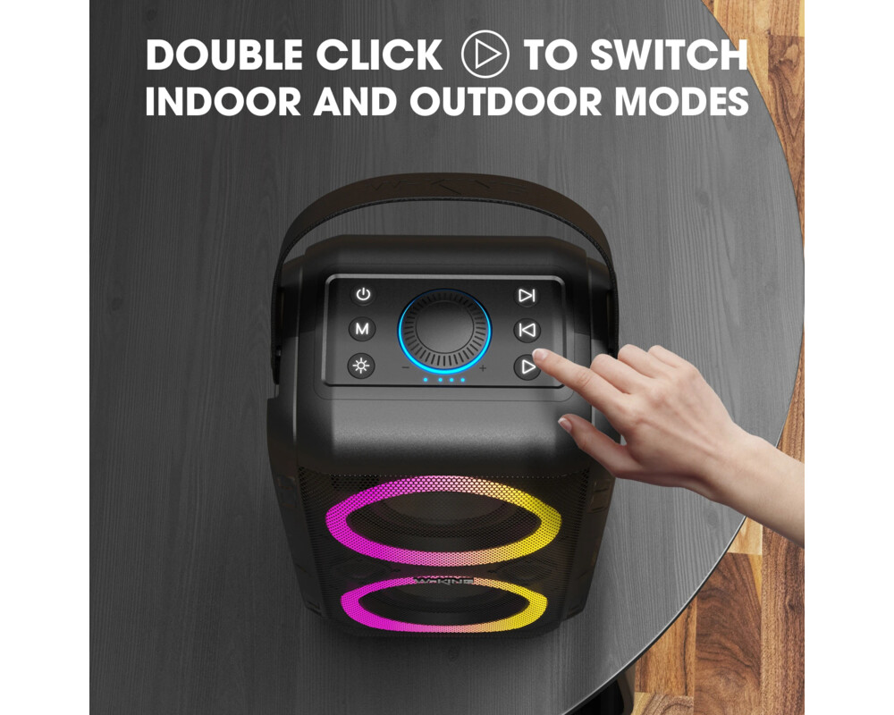 Тонколони W-King Блутут парти колона Bluetooth Party Speaker - T9 Black - 80W 23