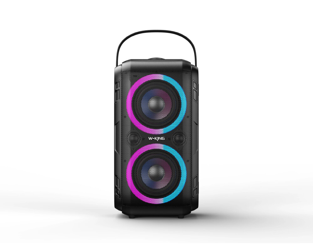 Тонколони W-King Блутут парти колона Bluetooth Party Speaker - T9 Black - 80W 2