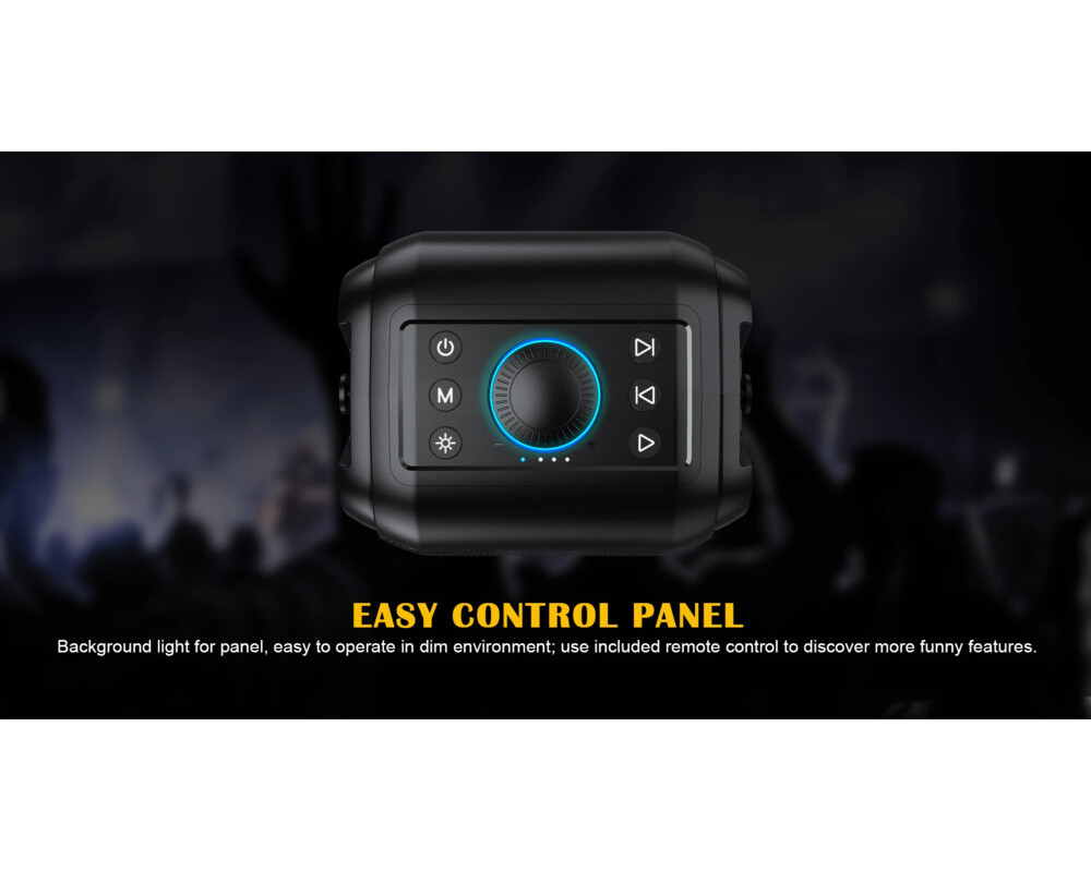 Тонколони W-King Блутут парти колона Bluetooth Party Speaker - T9 Black - 80W 11