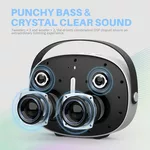 Тонколони W-King Блутут мобилна колонка Bluetooth Speaker - T8 Black - 30W 12