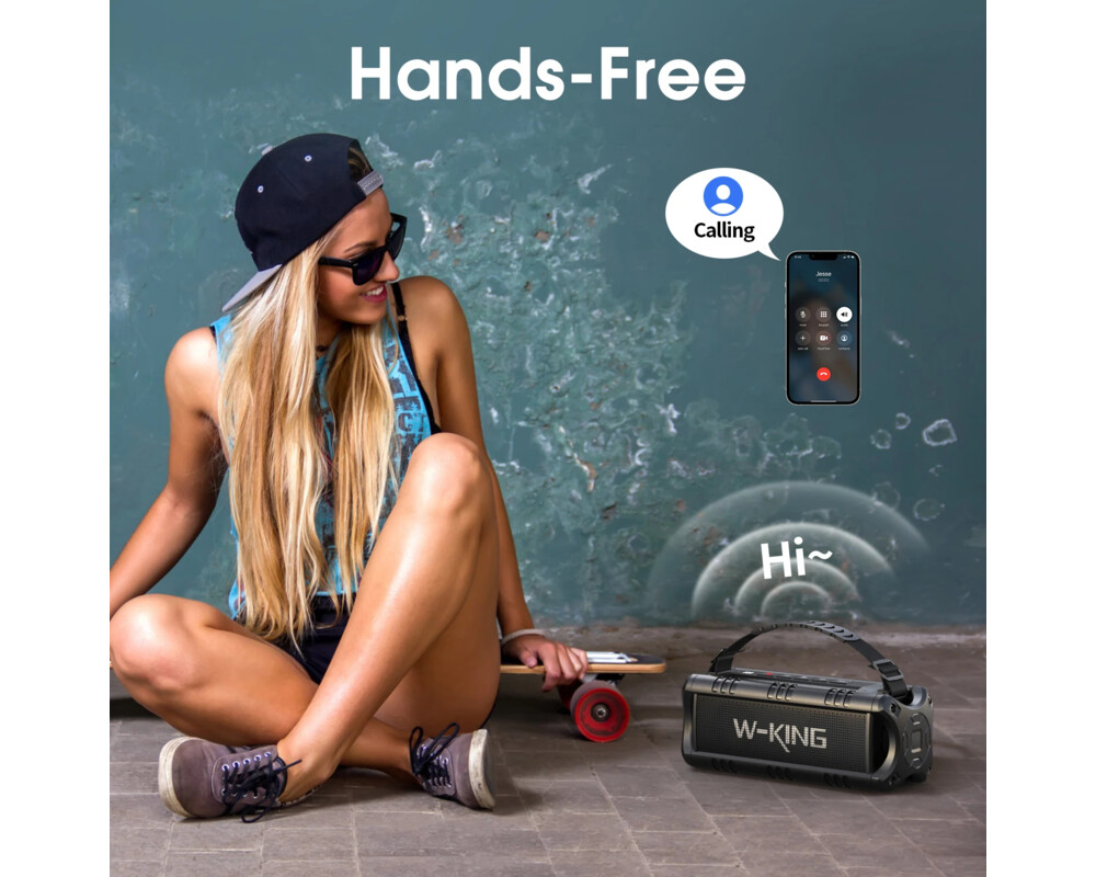 Тонколони W-King Блутут мобилна колонка Bluetooth... 28