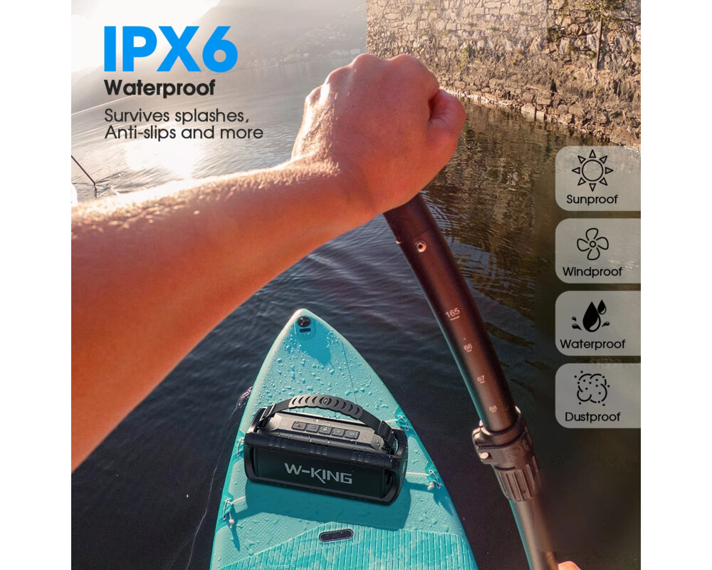 Тонколони W-King Блутут мобилна колонка Bluetooth... 21