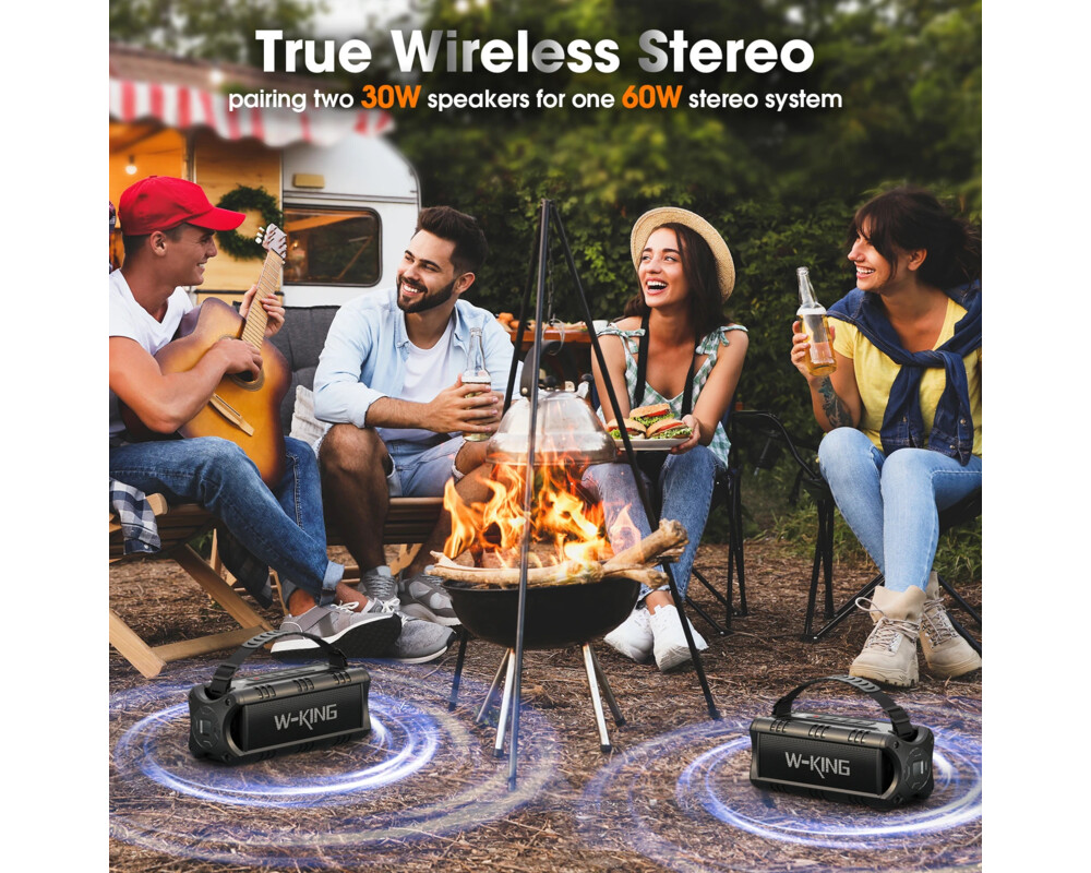 Тонколони W-King Блутут мобилна колонка Bluetooth... 24