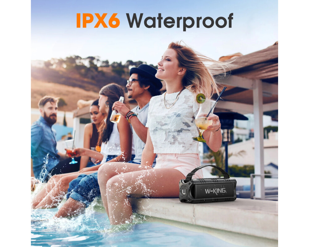 Тонколони W-King Блутут мобилна колонка Bluetooth... 23