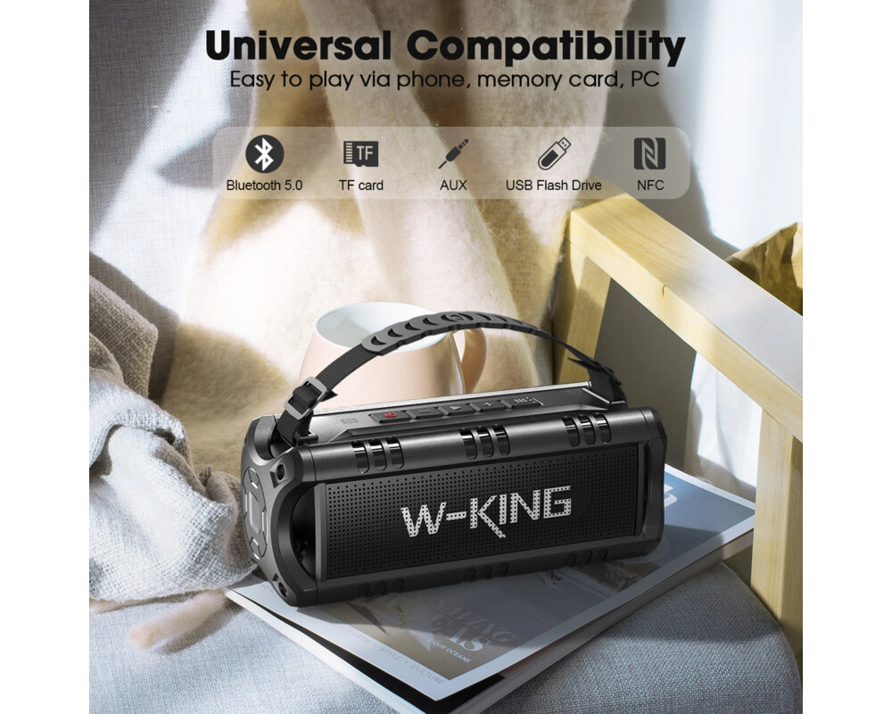Тонколони W-King Блутут мобилна колонка Bluetooth... 18