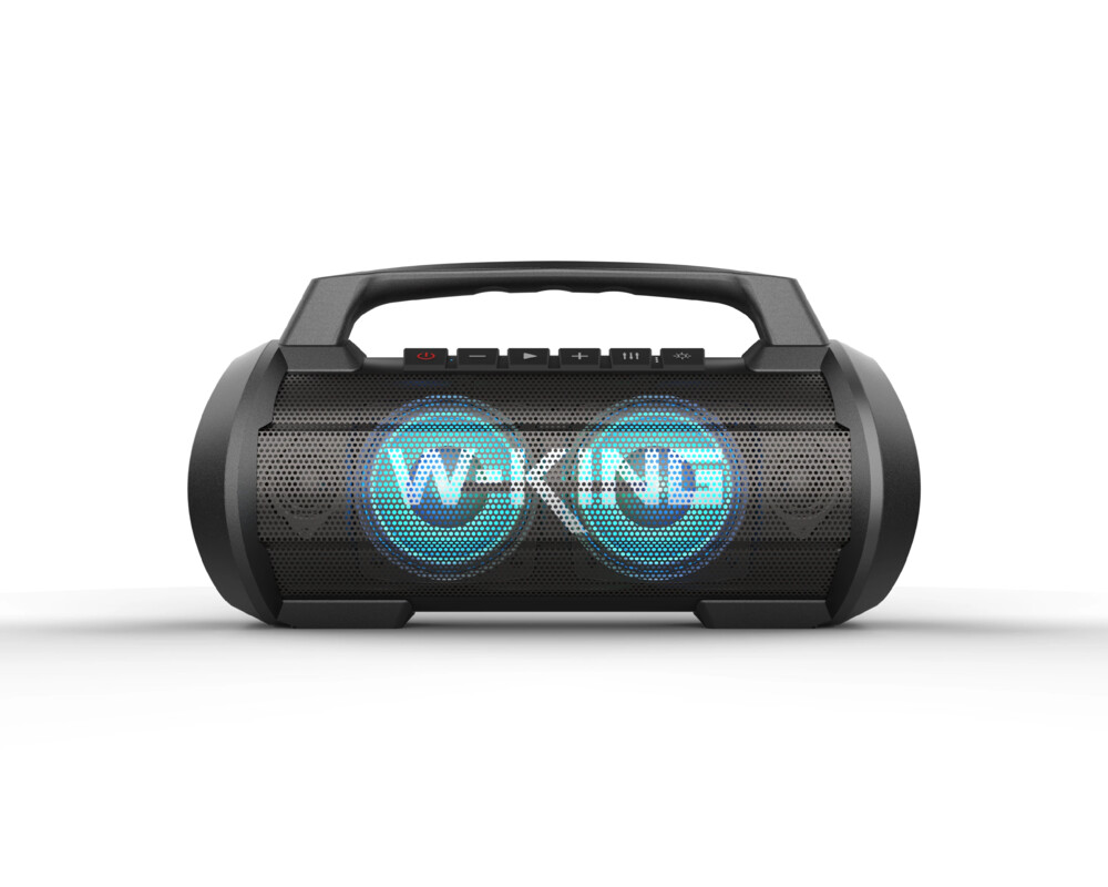 Тонколони W-King Блутут мобилна парти колонка Bluetooth Party Speaker - D10 Black - 70W 26