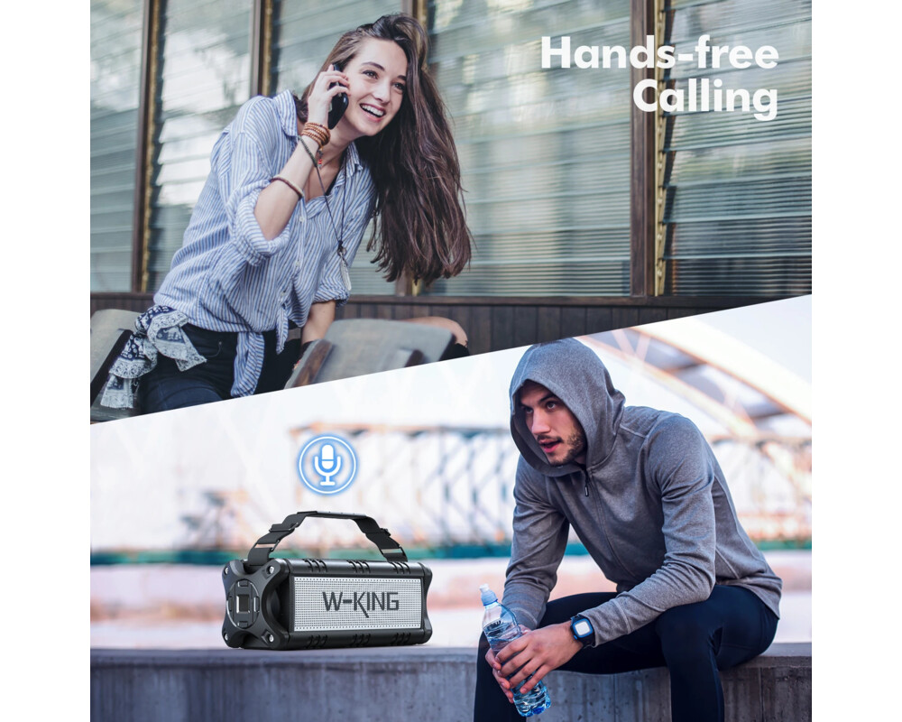 Тонколони W-King Блутут мобилна колонка Bluetooth... 5