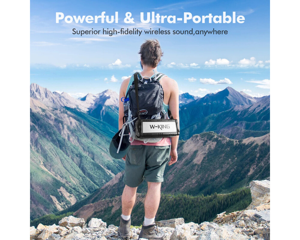 Тонколони W-King Блутут мобилна колонка Bluetooth... 7
