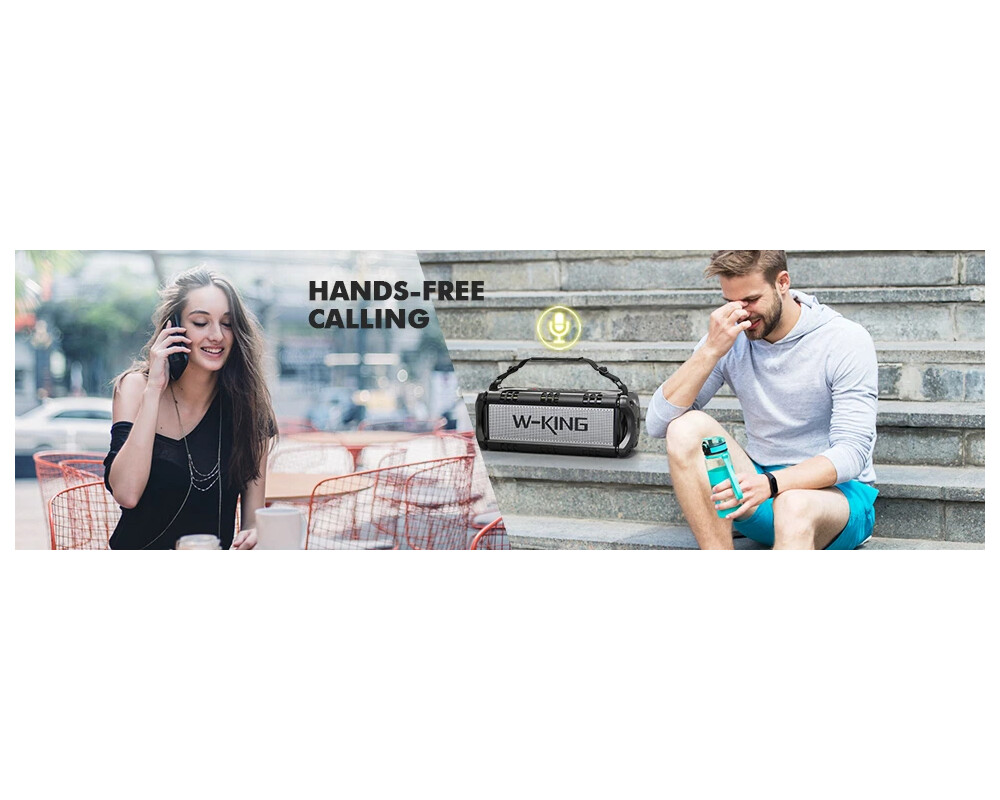 Тонколони W-King Блутут мобилна колонка Bluetooth... 16