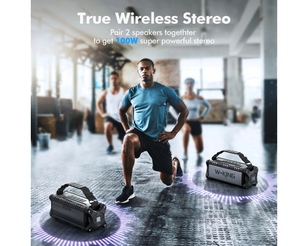 Тонколони W-King Блутут мобилна колонка Bluetooth... 6