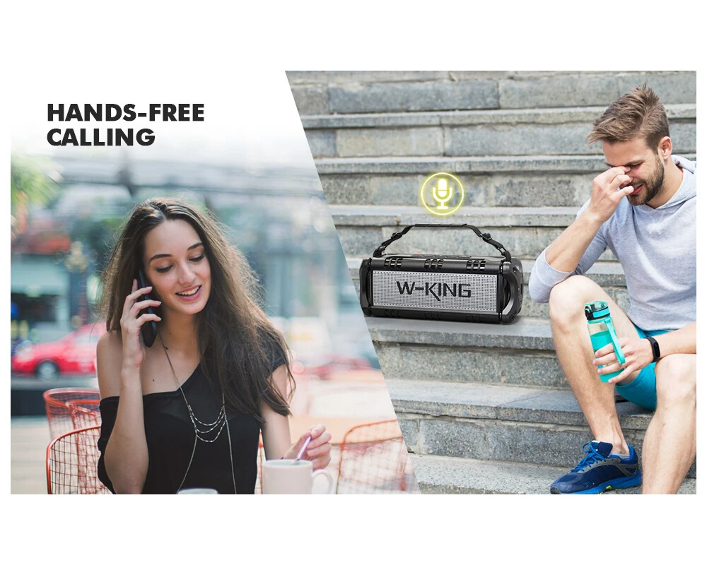 Тонколони W-King Блутут мобилна колонка Bluetooth... 15