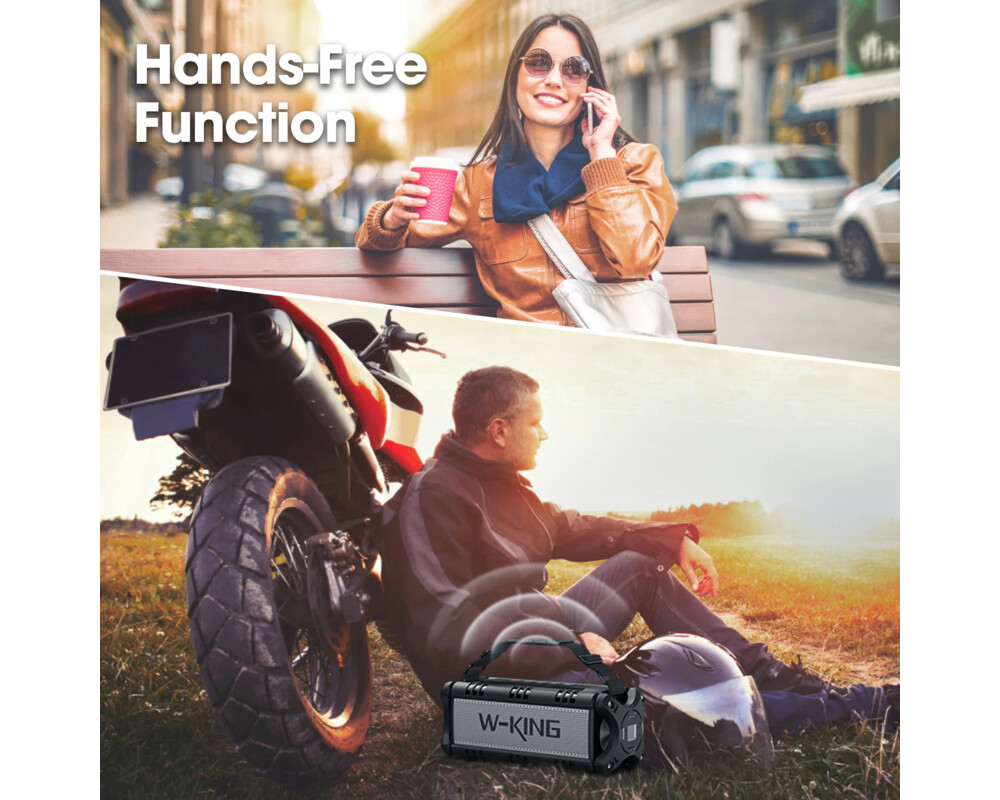 Тонколони W-King Блутут мобилна колонка Bluetooth... 12