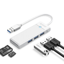  Orico USB3.0 HUB White - 3 x USB3.0 703174 PAPW3AT-U3-015-WH-EP на топ цена - PIC.bg