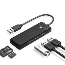  Orico USB3.0 HUB - 3 x USB3.0 703175 PAPW3AT-U3-015-BK-EP на топ цена - PIC.bg