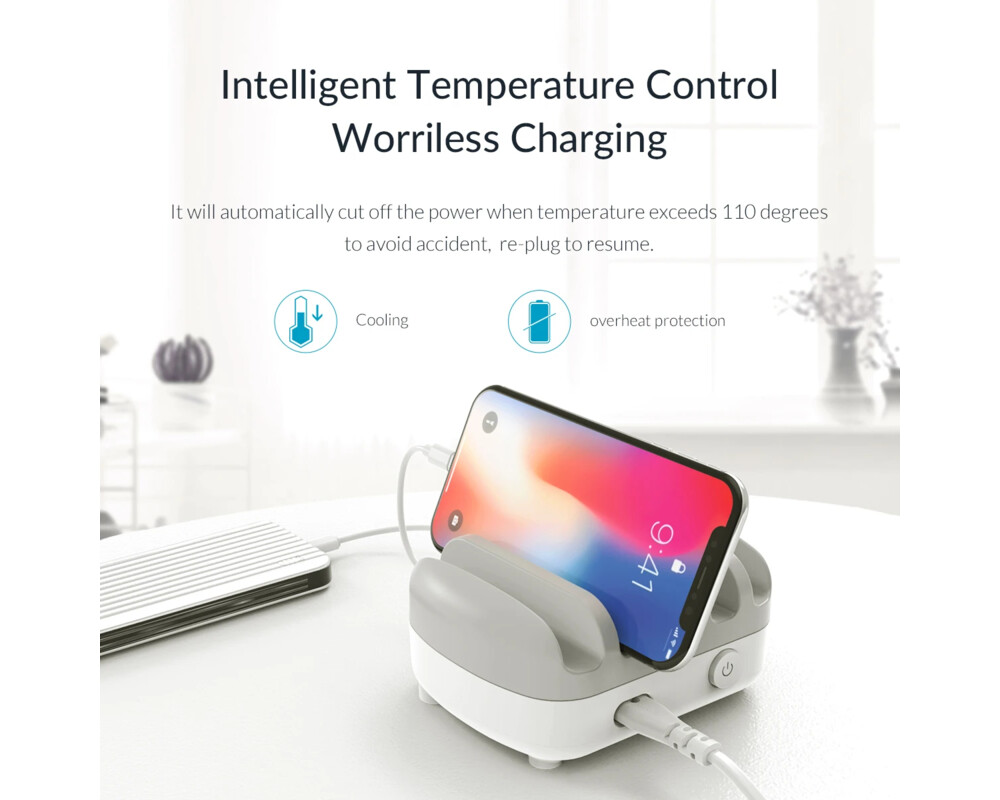 Зарядно Orico Charger Station 220V - 5 x USB 40W... 9
