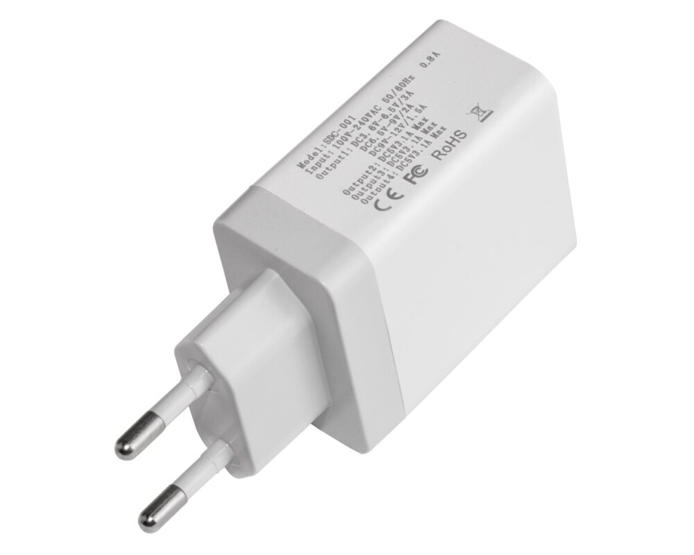 Зарядно Makki бързо Fast Charger - QC3.0+3xUSB 3... 4