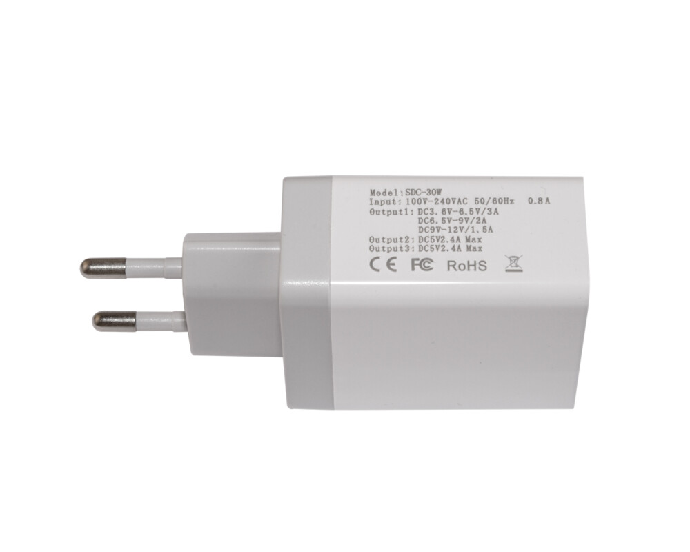Зарядно Makki бързо Fast Charger - QC3.0+2xUSB 3... 8
