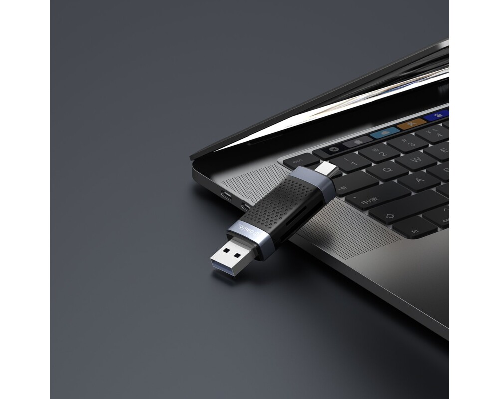Четец за карти Orico Card Reader USB Type C/A Black - C... 7