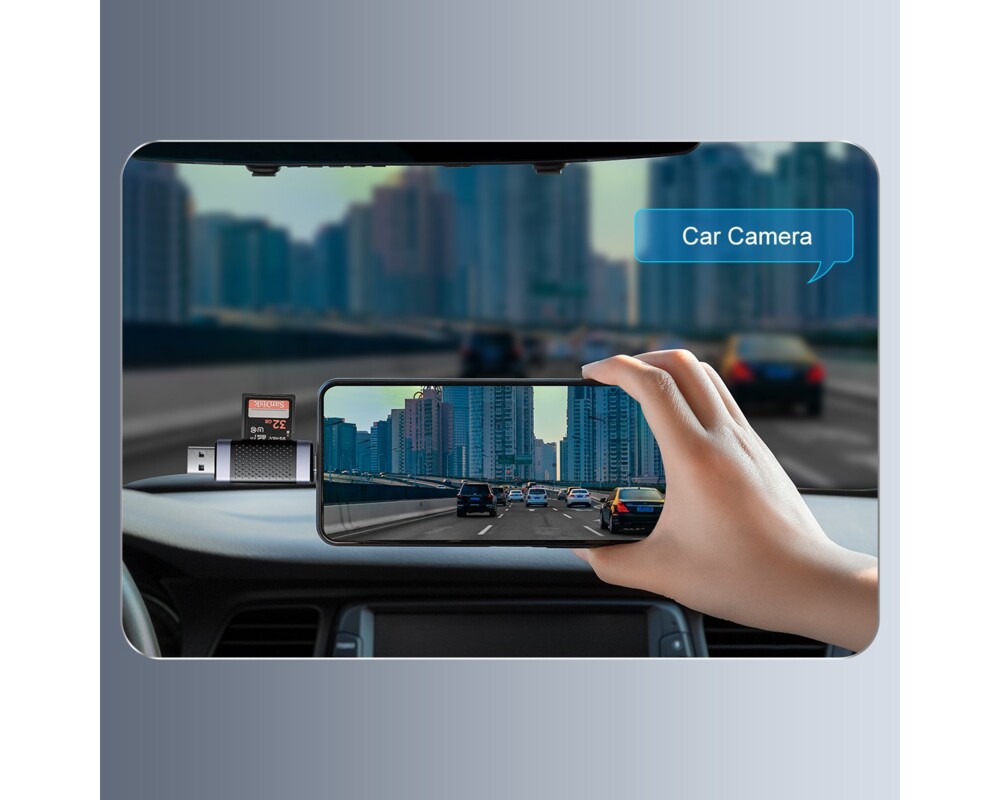 Четец за карти Orico Card Reader USB Type C/A Black - C... 12