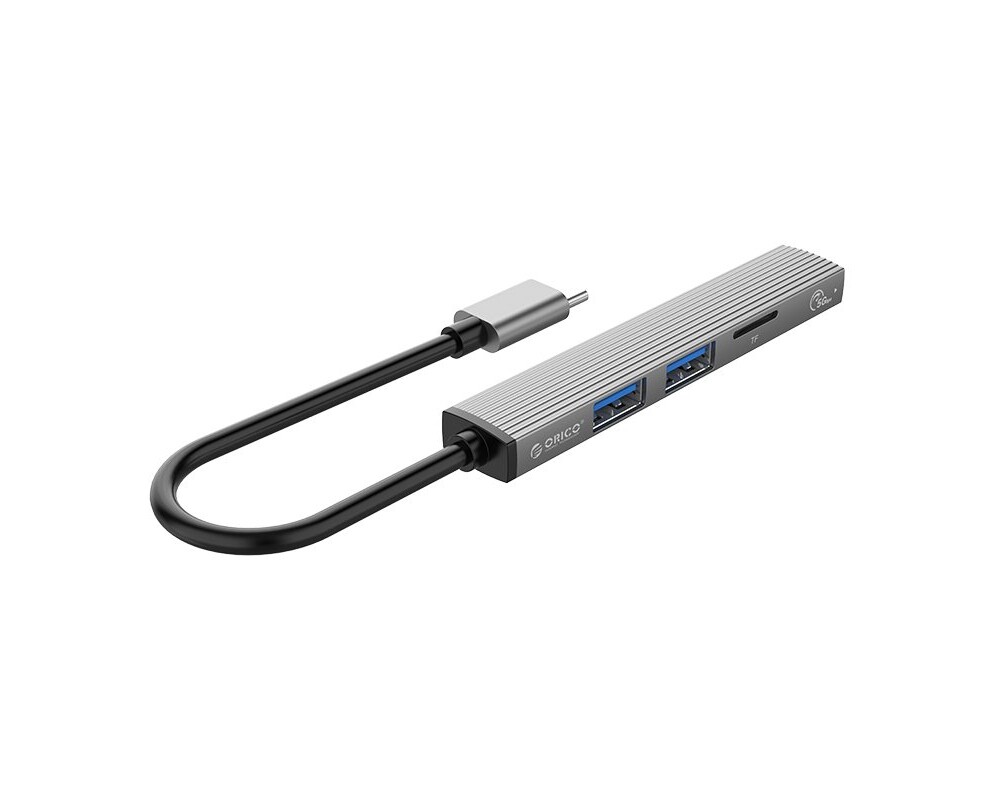 USB хъб Orico USB3.0/2.0 HUB 3 port + card reader TYPE C 6